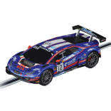 CARRO PARA PISTA ELÉTRICA AUTORAMA CARRERA GO LAMBORGHINI HURACÁN GT3 "OMBRA RACING" NÚMERO 12 ESCALA 1/43 CAR20064211 20064211